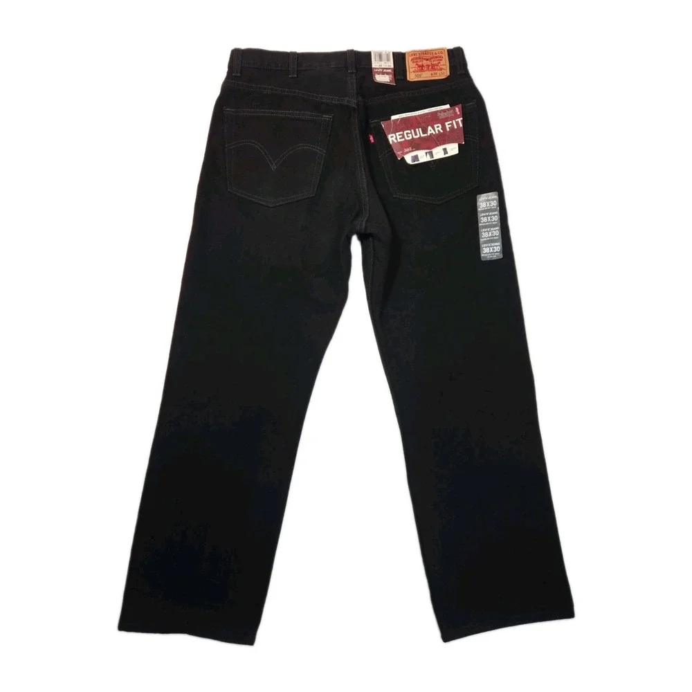 NWT Vintage Levi's 505 Black Jeans Mens 38×30 Fits 36×30 Deadstock From Y2k